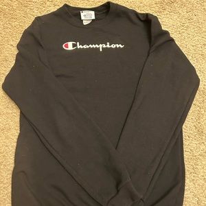 Youth Champion Crew Neck Black